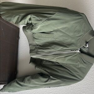 Women's Green Bomber Jacket